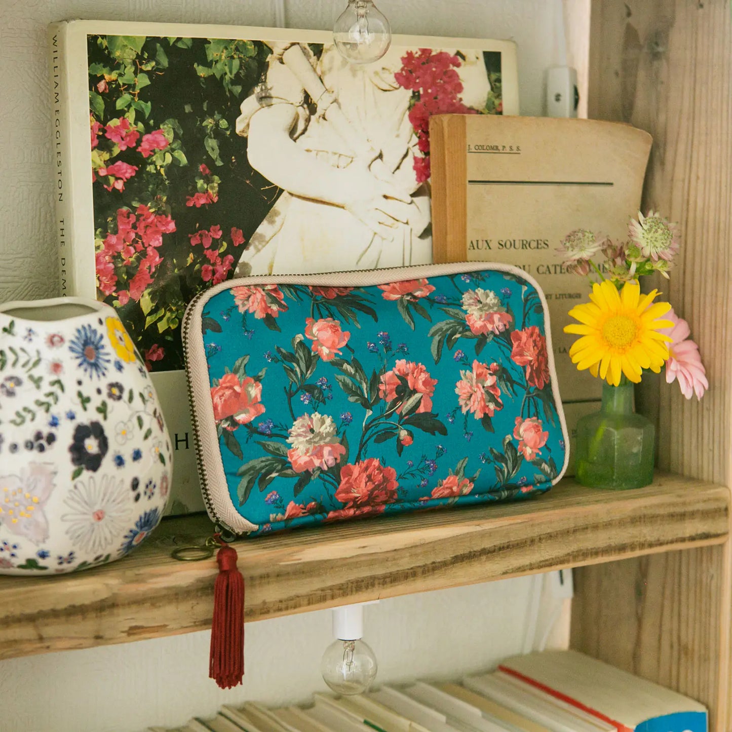 Liberty Fabrics: Decadent Blooms Drawer Pouch Áne,  Hobonichi Drawer Pouch Áne