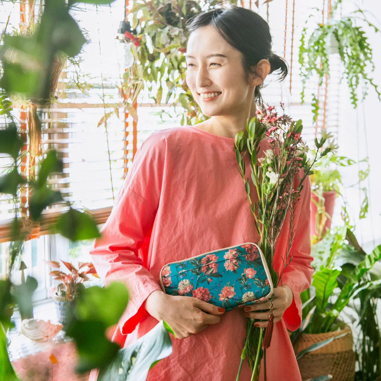 Liberty Fabrics: Decadent Blooms Drawer Pouch Áne,  Hobonichi Drawer Pouch Áne