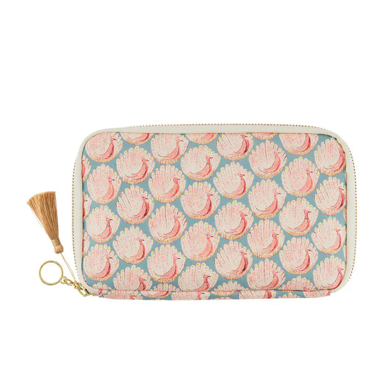 Liberty Fabrics: Peacocks of Grantham Hall Drawer Pouch Áne,  Hobonichi Drawer Pouch Áne