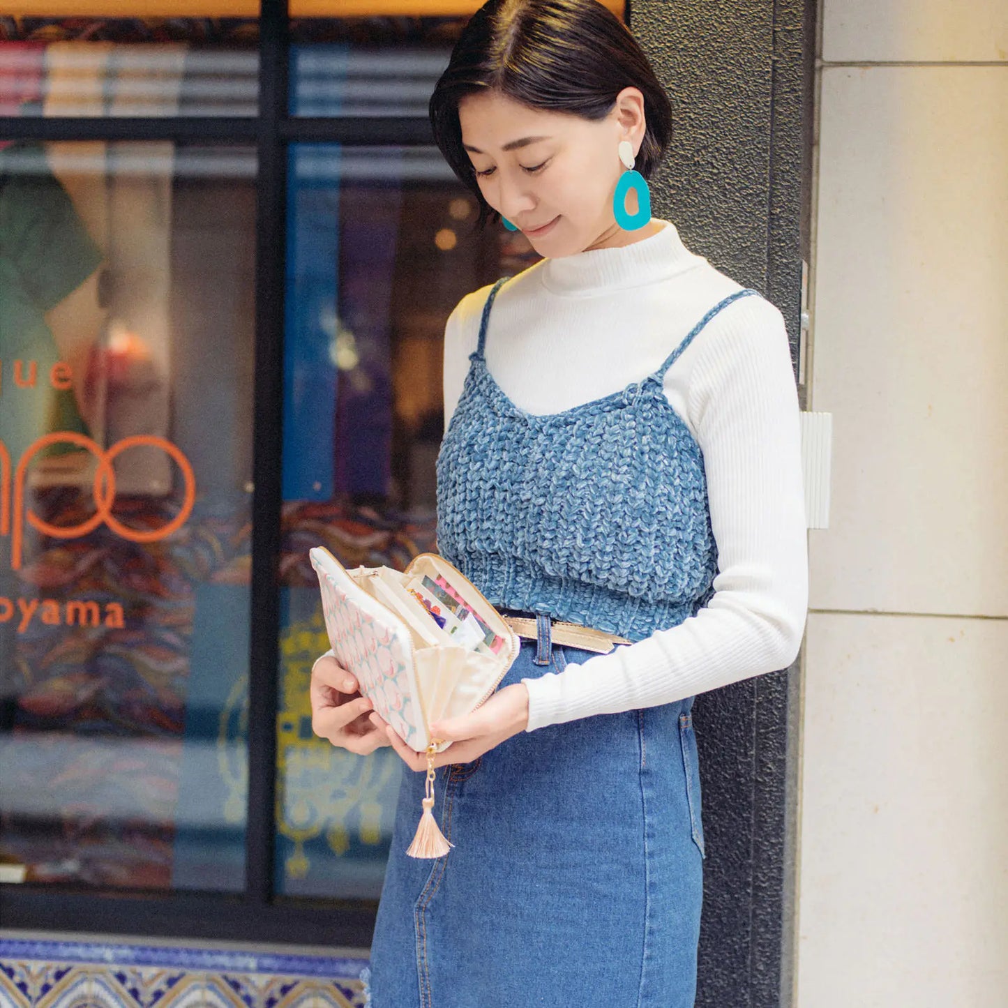 Liberty Fabrics: Peacocks of Grantham Hall Drawer Pouch Áne,  Hobonichi Drawer Pouch Áne