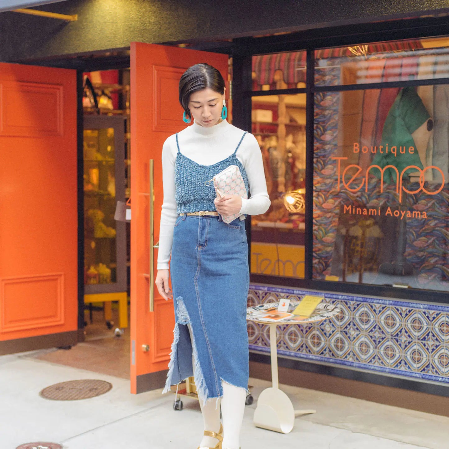 Liberty Fabrics: Peacocks of Grantham Hall Drawer Pouch Áne,  Hobonichi Drawer Pouch Áne