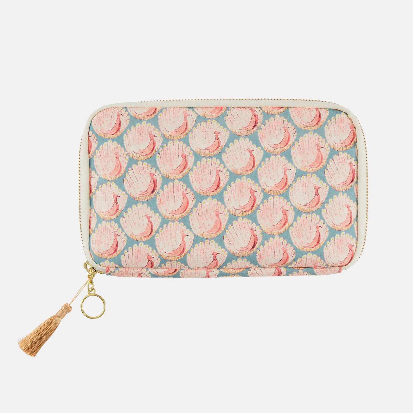 Liberty Fabrics: Peacocks of Grantham Hall Drawer Pouch Áne,  Hobonichi Drawer Pouch Áne