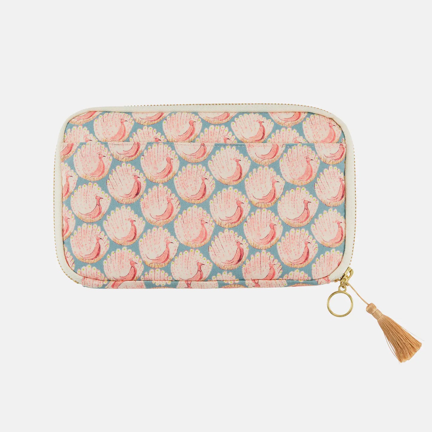 Liberty Fabrics: Peacocks of Grantham Hall Drawer Pouch Áne,  Hobonichi Drawer Pouch Áne