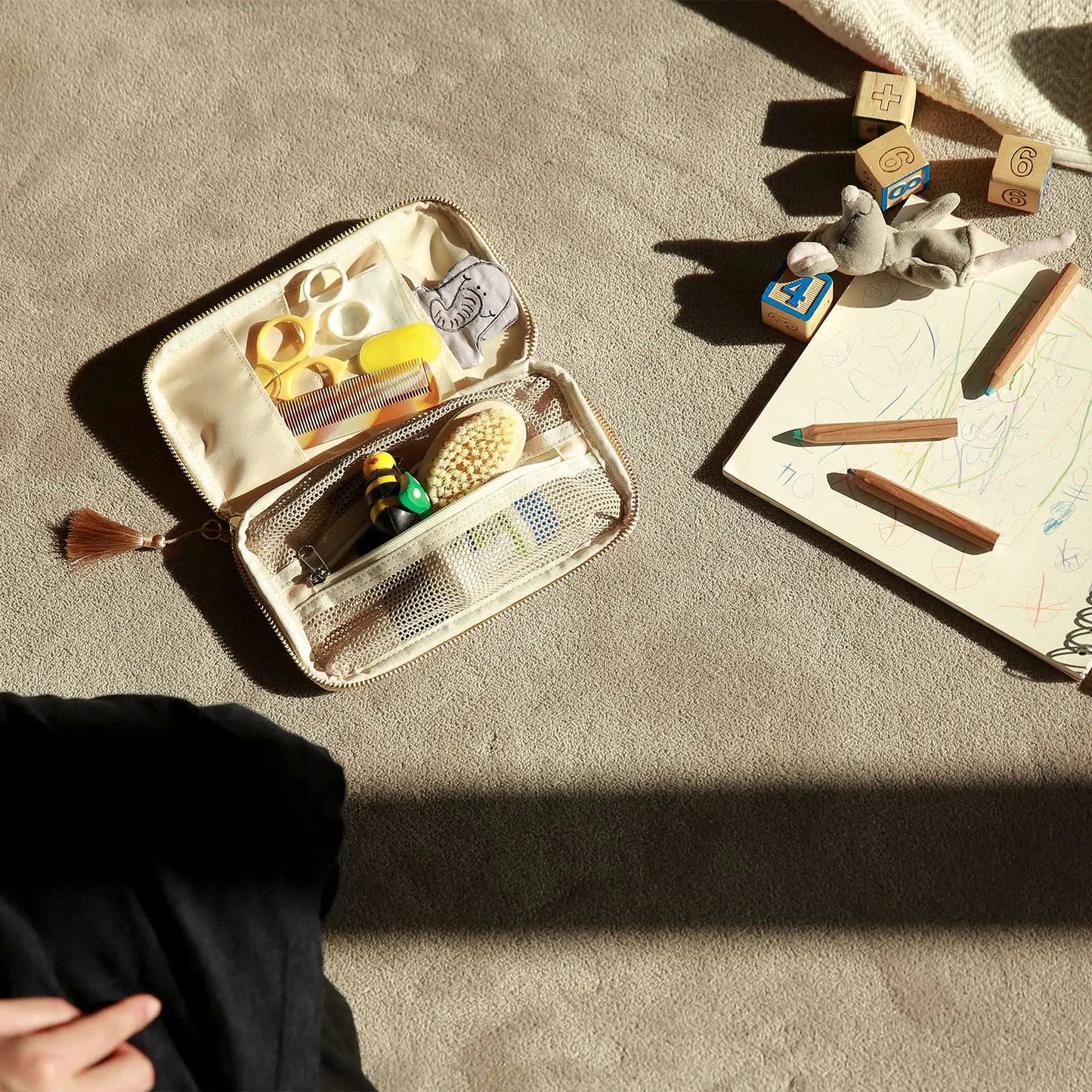 Liberty Fabrics: Peacocks of Grantham Hall Small Drawer Pouch,  Hobonichi Small Drawer Pouch