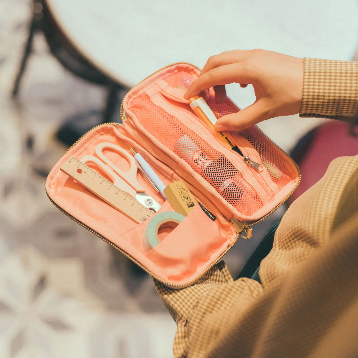 Makino Collection: Dreaming Garden Small Drawer Pouch,  Hobonichi Small Drawer Pouch