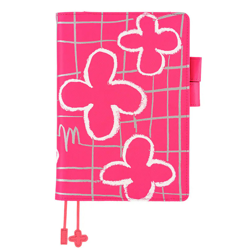 Makoto Matsubayashi: Pink Flowers [Hobonichi Cousin (A5) Techo Cover] (Cover Only)