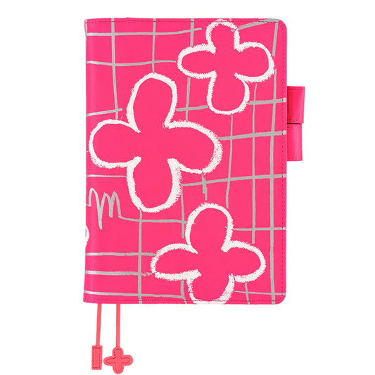 Makoto Matsubayashi: Pink Flowers [Hobonichi Cousin (A5) Techo Cover] (Cover Only)