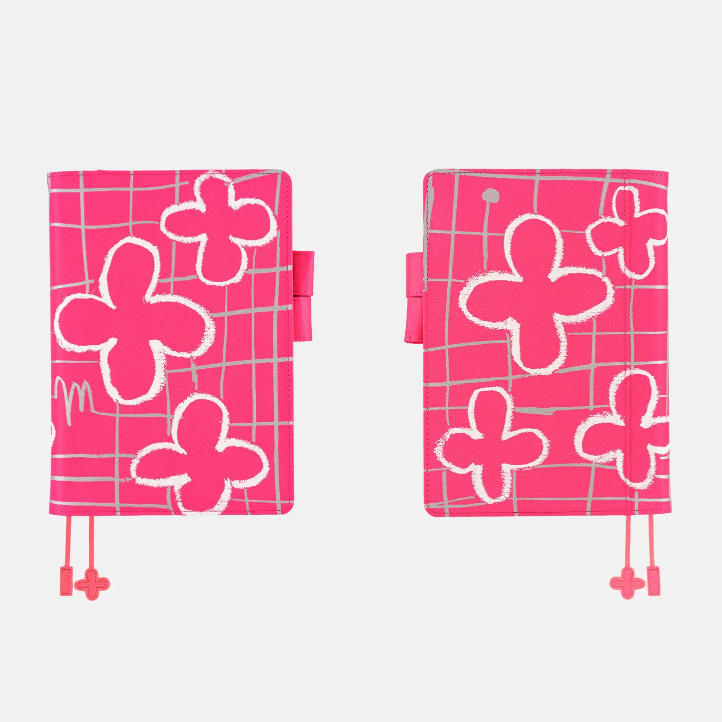Makoto Matsubayashi: Pink Flowers [Hobonichi Cousin (A5) Techo Cover] (Cover Only)