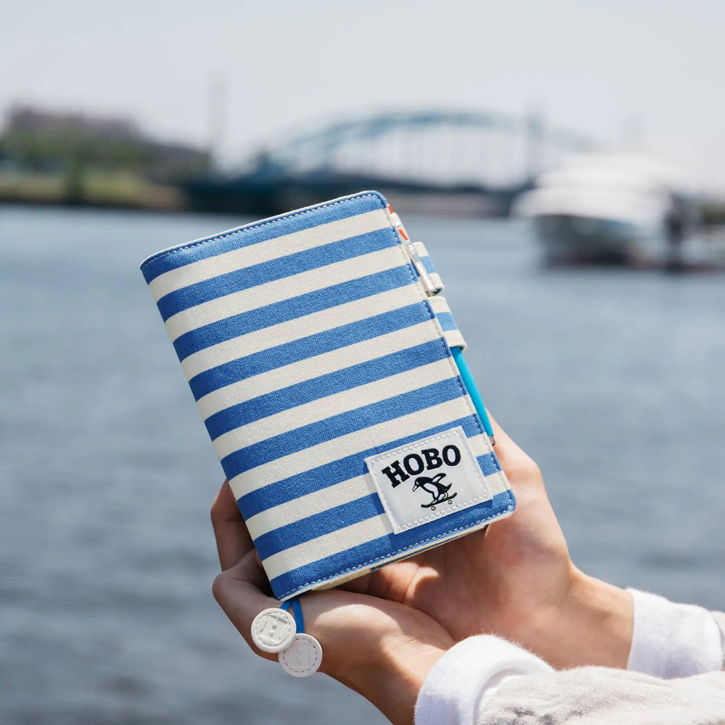 Marine Stripes [Hobonichi Original (A6) Techo Cover] (Cover Only)