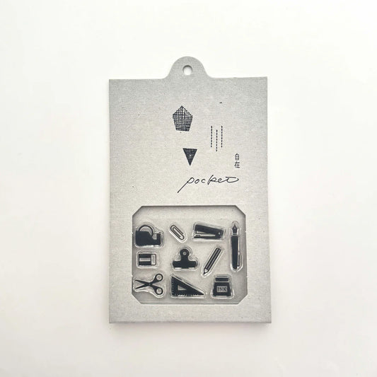 Mizushima: JIZAI Clear Stamp POCKET - Stationery -