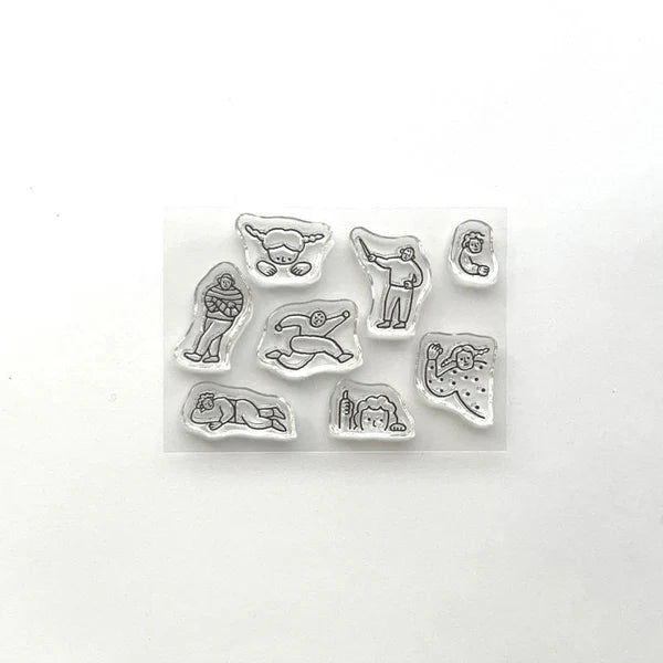 Mizushima: JIZAI Clear Stamp LOG Techo Moriage-tai - 01 -