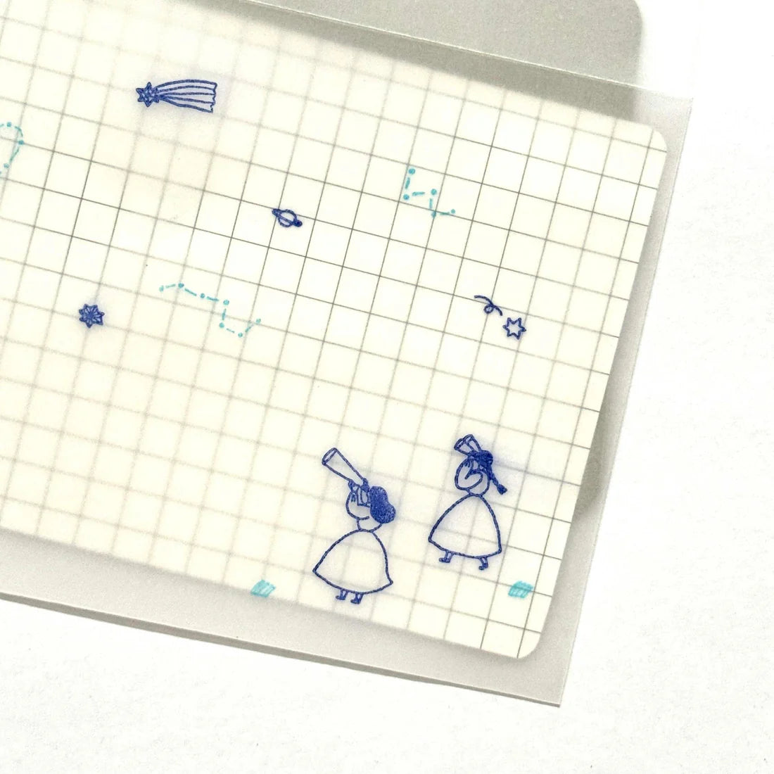 necktie × mizushima: JIZAI Clear Stamp BOX Motif set - Searching for Stars -