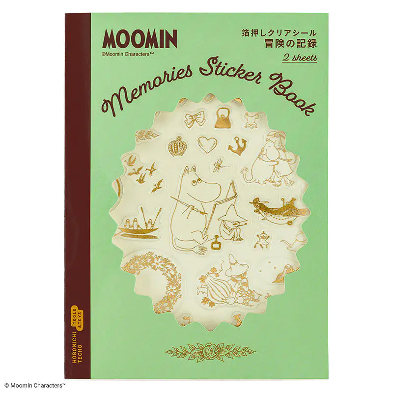 Moomin: Foil-Stamped Clear Stickers (Adventure Log), 2027 Hobonichi Accessories