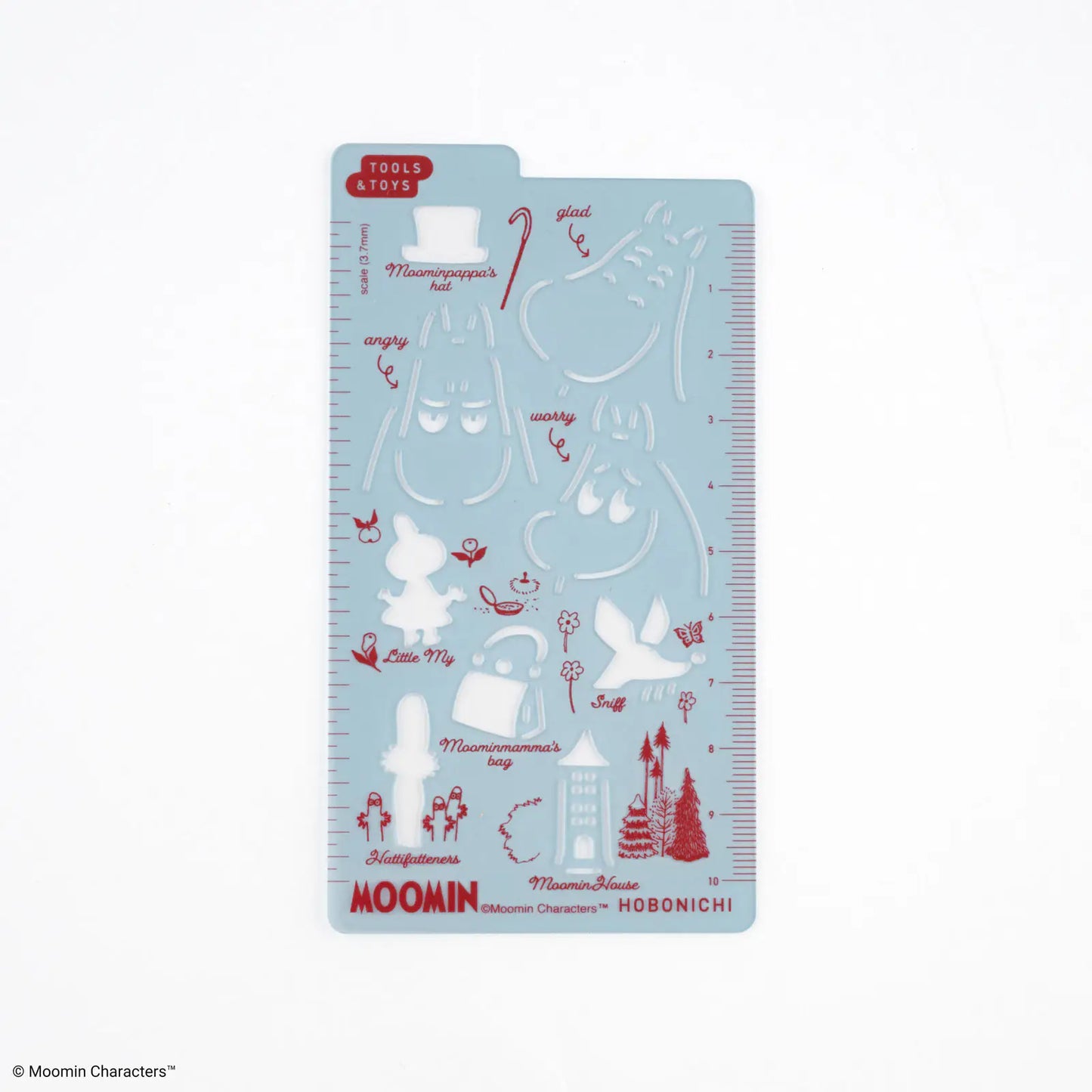 PRE-ORDER Moomin: Hobonichi Stencil - Moomin ,  2026 Hobonichi Accessories