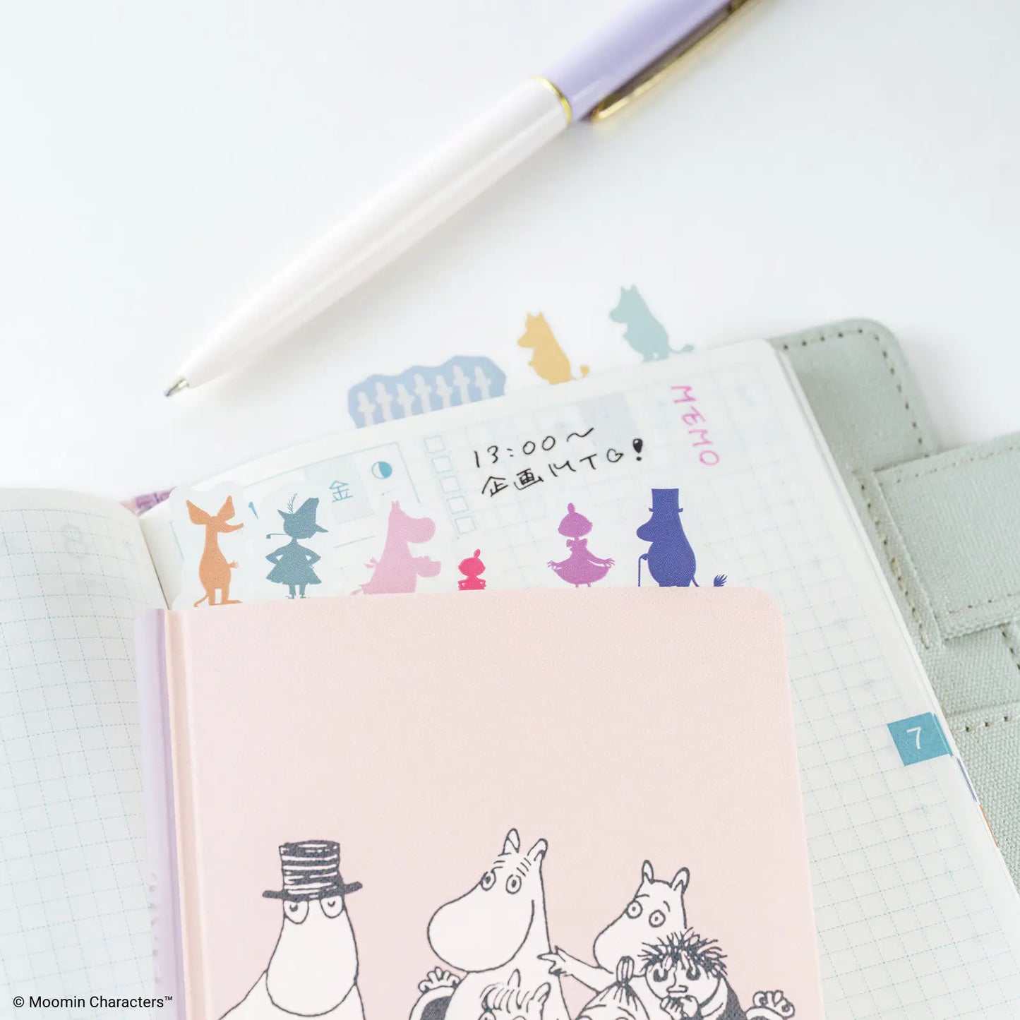 Moomin: Index Sticky Notes (Friends of Moominvalley), 2027 Hobonichi Accessories