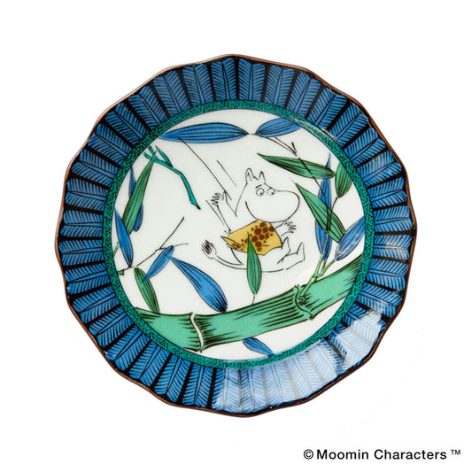 Moomin Kutani Yaki(ware) Small Plate - GOSAI -,  Japanese Kutani Ware Plate