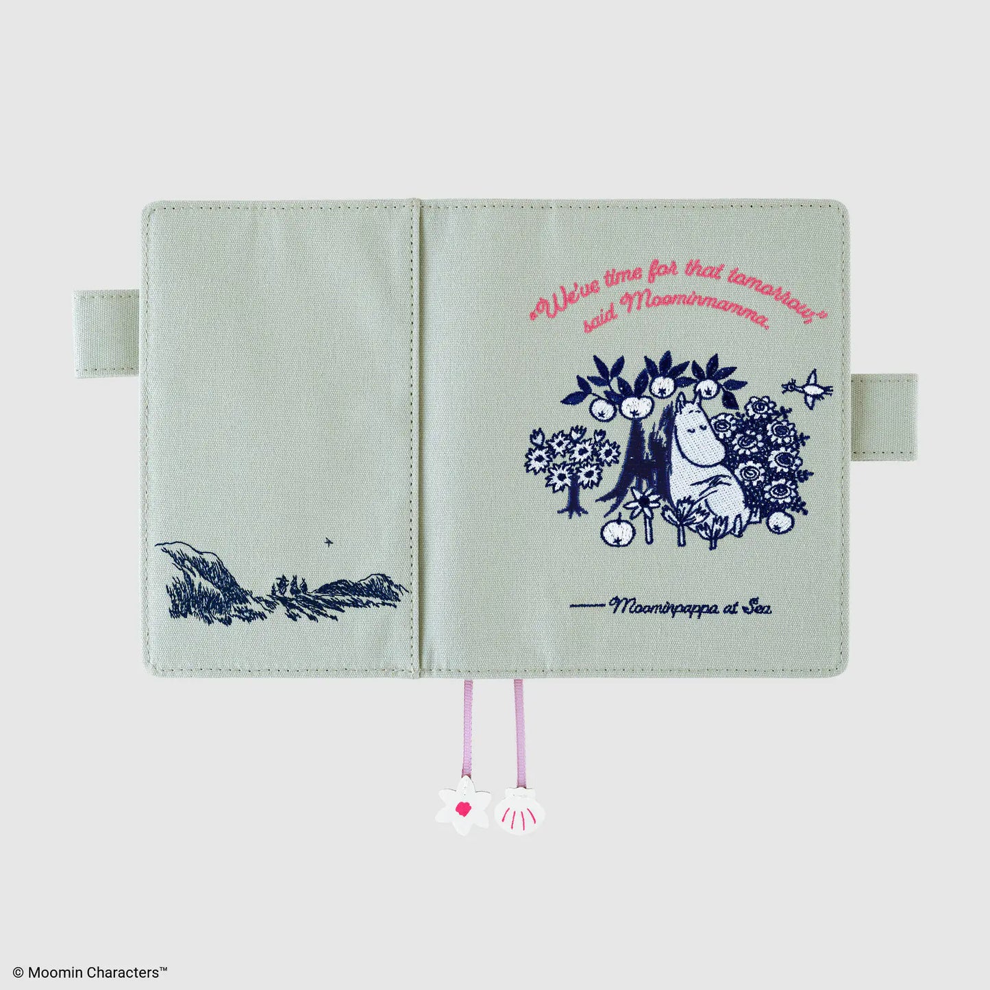 Moomin: My Yard (Pale Mint) [Hobonichi Original (A6) Techo Cover] (Cover Only)