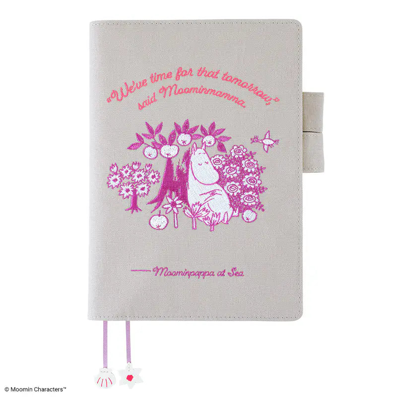 Moomin: My Yard (Pink Gray) [Hobonichi Cousin (A5) Techo Cover] (Cover Only)