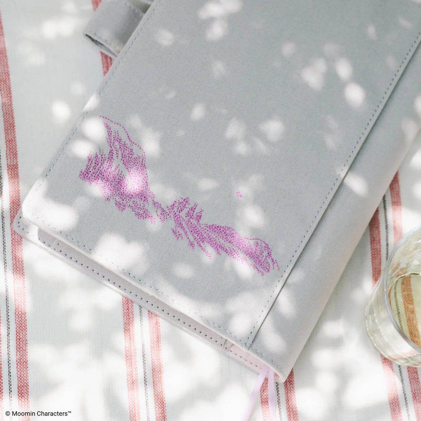 Moomin: My Yard (Pink Gray) [Hobonichi Cousin (A5) Techo Cover] (Cover Only)