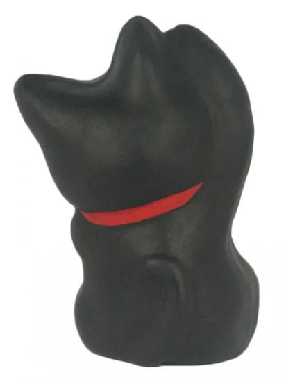 Nagahama Doll Japanese Maneki-Neko (Beckoning Cat) Doll - Black -, Japanese lucky cat figure