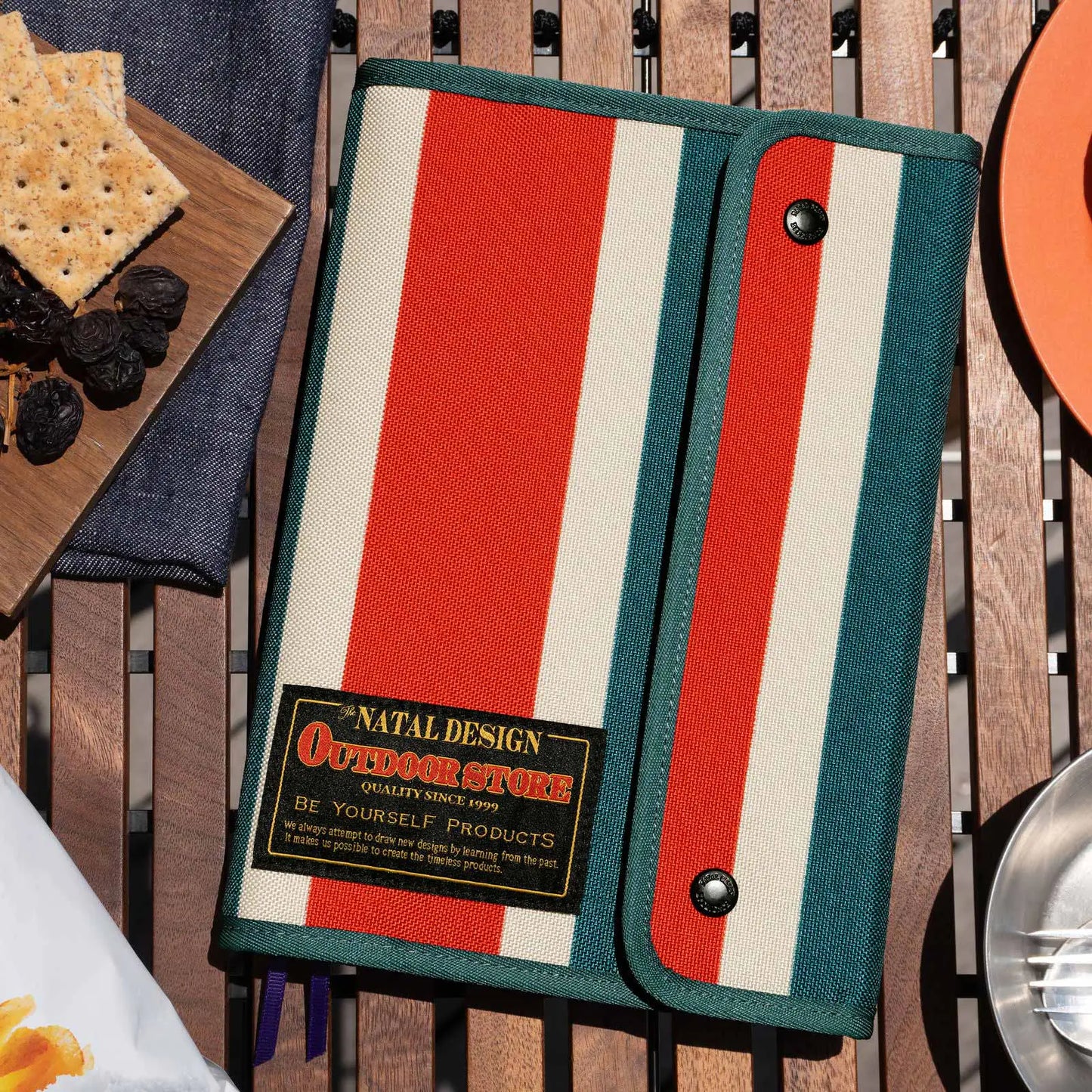 Natal Design: Hello New Day! (Retro Stripe)  [Hobonichi Cousin (A5) Techo Cover] (Cover Only)