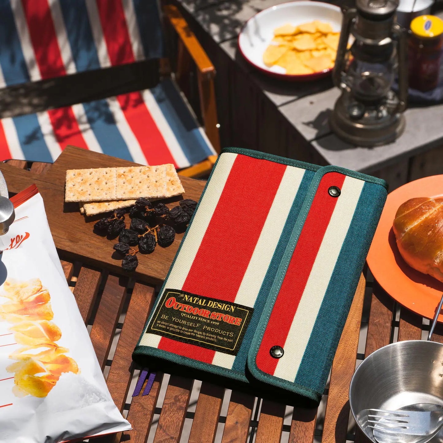 Natal Design: Hello New Day! (Retro Stripe)  [Hobonichi Cousin (A5) Techo Cover] (Cover Only)