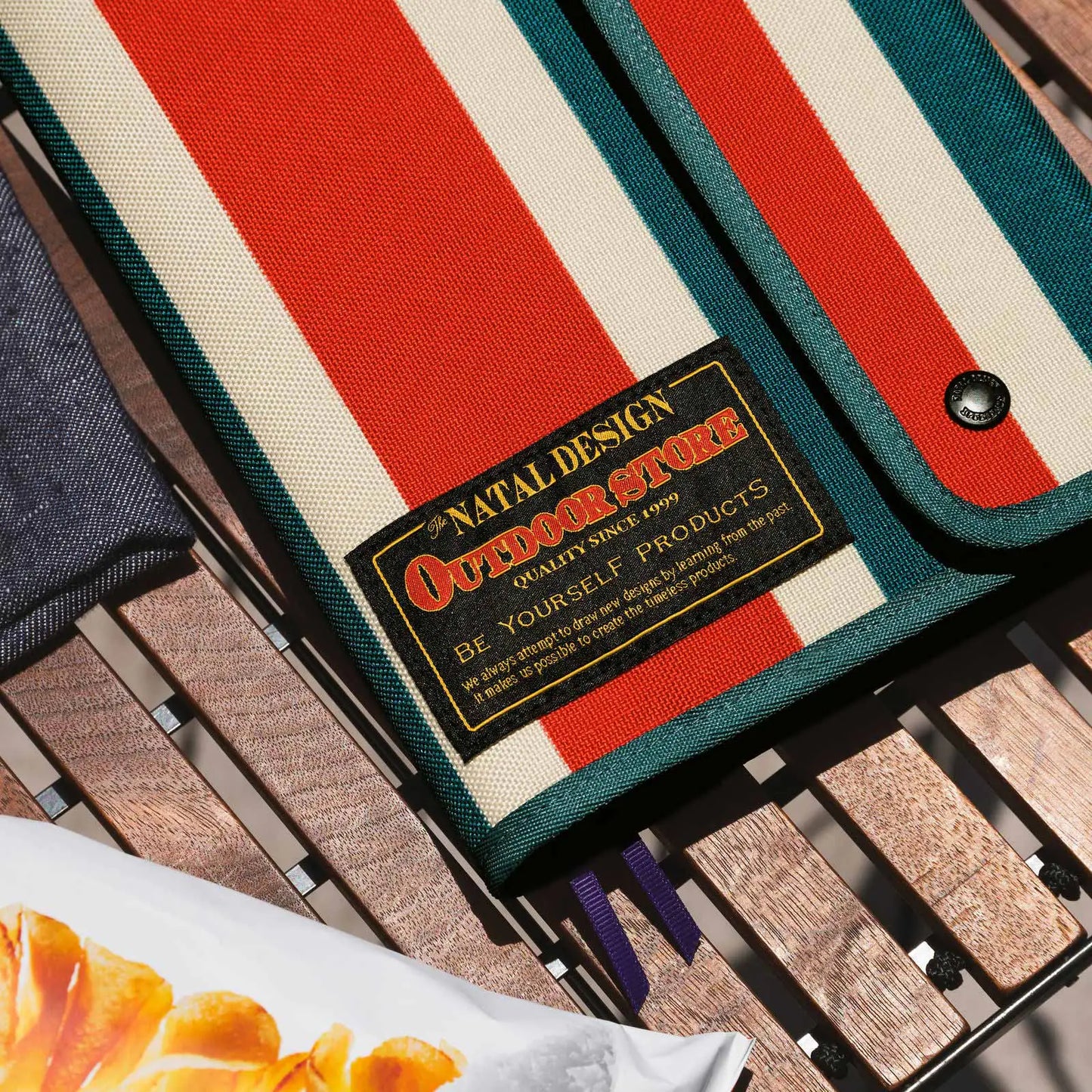 Natal Design: Hello New Day! (Retro Stripe)  [Hobonichi Cousin (A5) Techo Cover] (Cover Only)