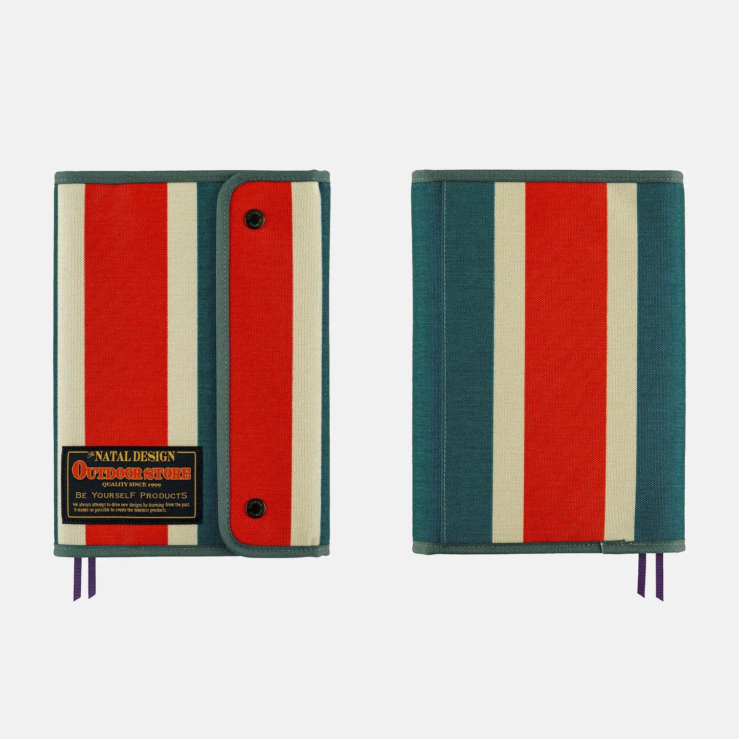 Natal Design: Hello New Day! (Retro Stripe)  [Hobonichi Cousin (A5) Techo Cover] (Cover Only)