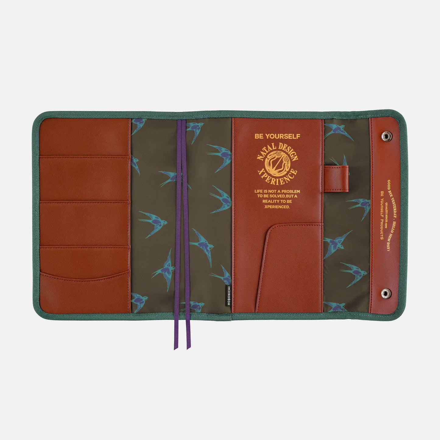 Natal Design: Hello New Day! (Retro Stripe)  [Hobonichi Cousin (A5) Techo Cover] (Cover Only)