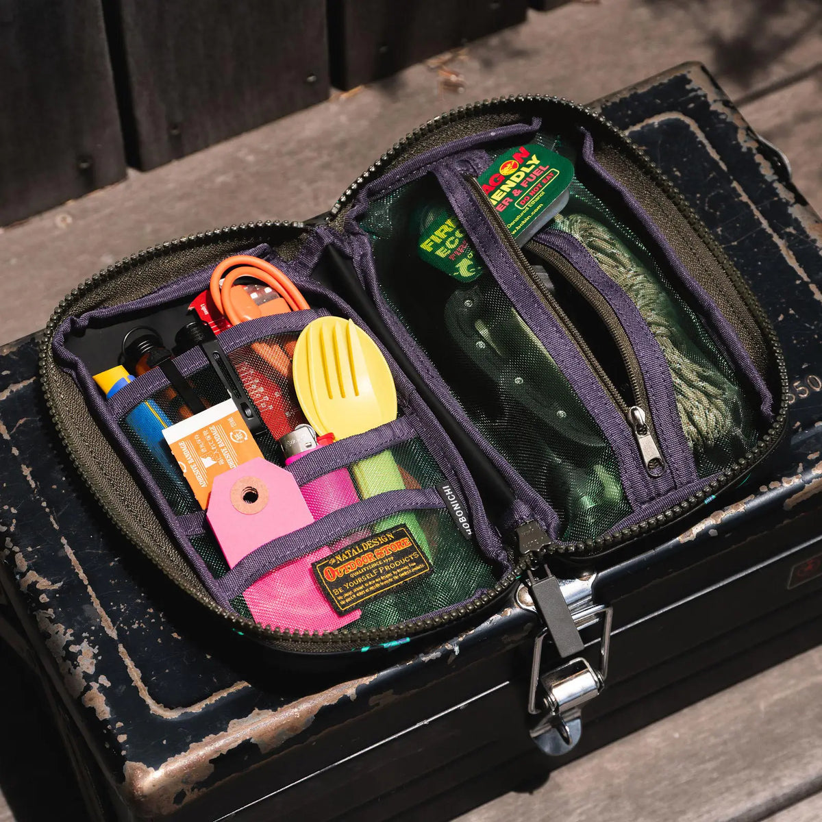 Natal Design: Lucky Swallow Small Drawer Pouch, Hobonichi Small Drawer Pouch