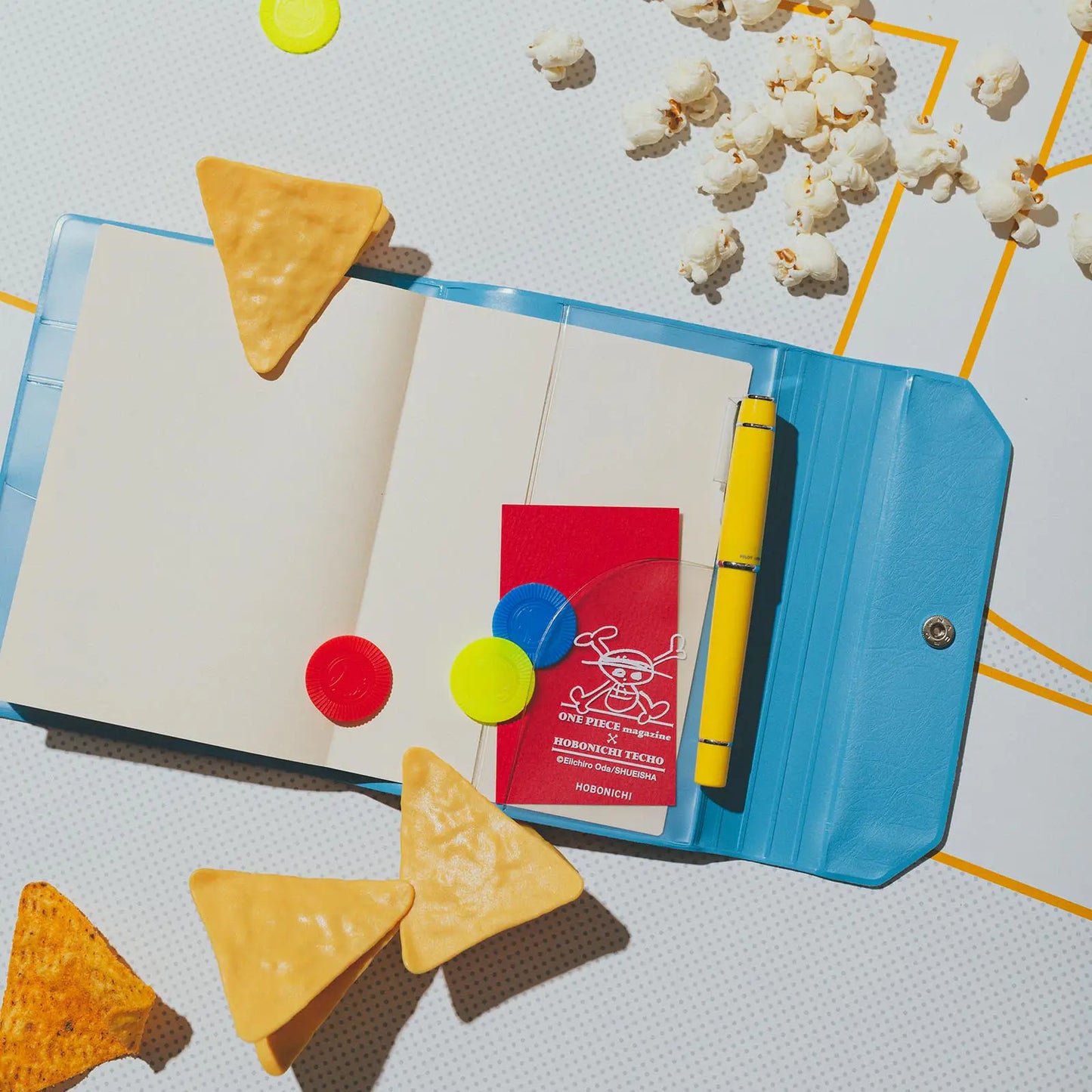 ONE PIECE magazine: Banquet (Blue) [Hobonichi Original (A6) Techo Cover] (Cover Only)