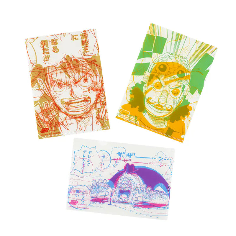 ONE PIECE magazine: Hobonichi Clear Folder Set of 3 for A6 Size (One Piece), 2027 Hobonichi Accessories