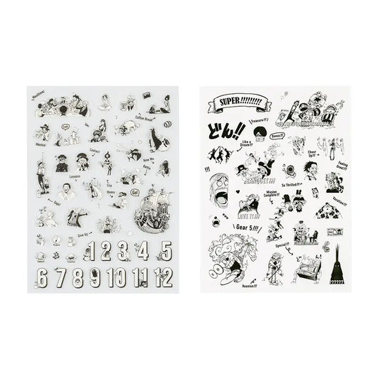 ONE PIECE magazine: One Piece Sticker Set (Daily / SUPER!!!), 2027 Hobonichi Accessories