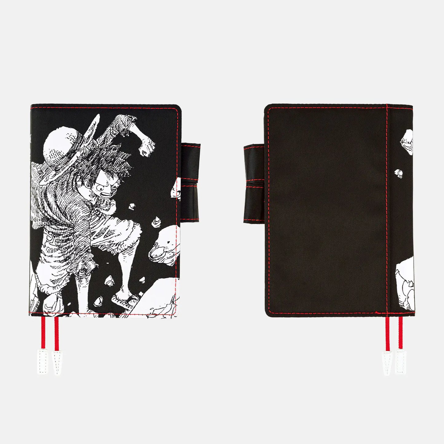 ONE PIECE magazine: Straw Hat Luffy (Black) [Hobonichi Original (A6) Techo Cover] (Cover Only)