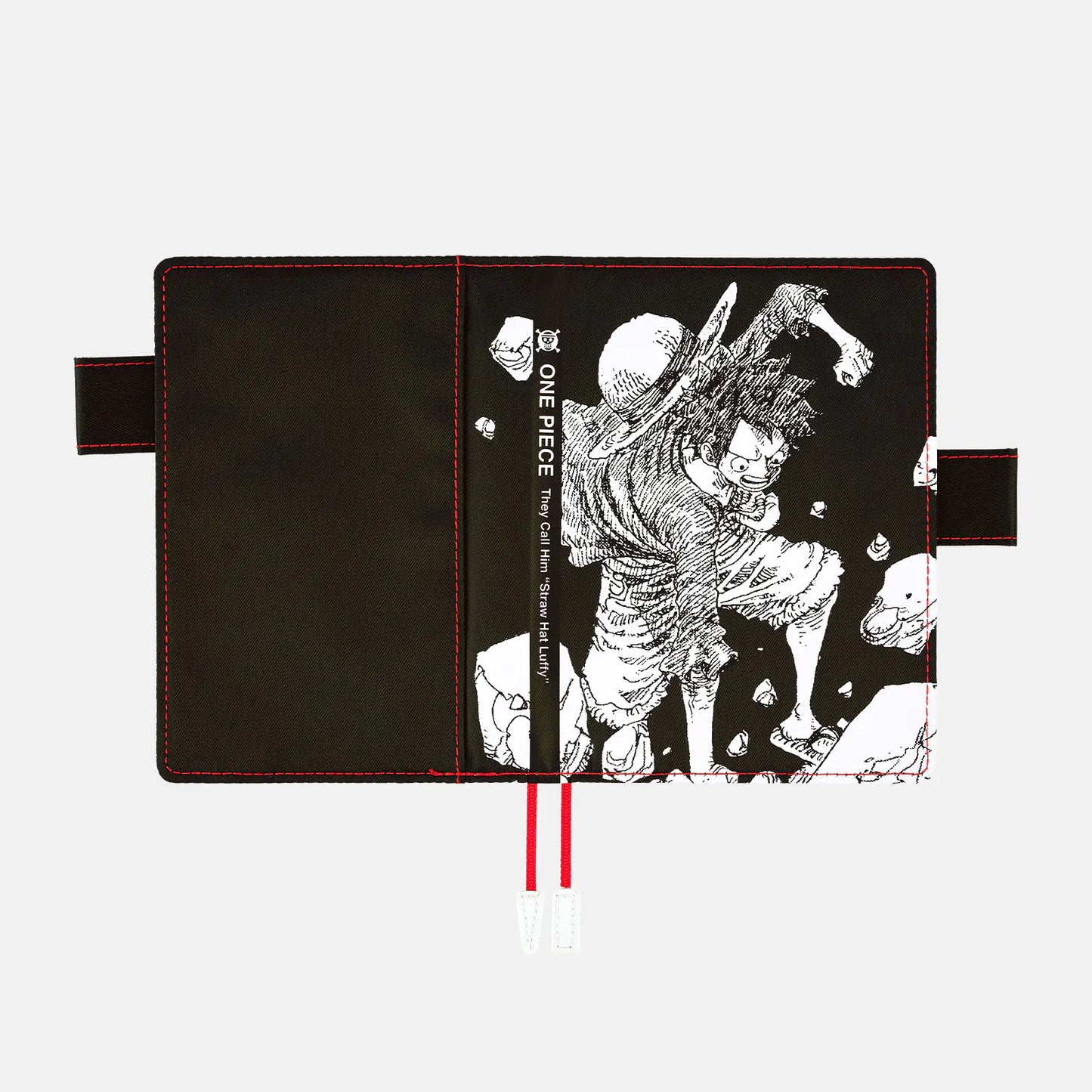 ONE PIECE magazine: Straw Hat Luffy (Black) [Hobonichi Original (A6) Techo Cover] (Cover Only)