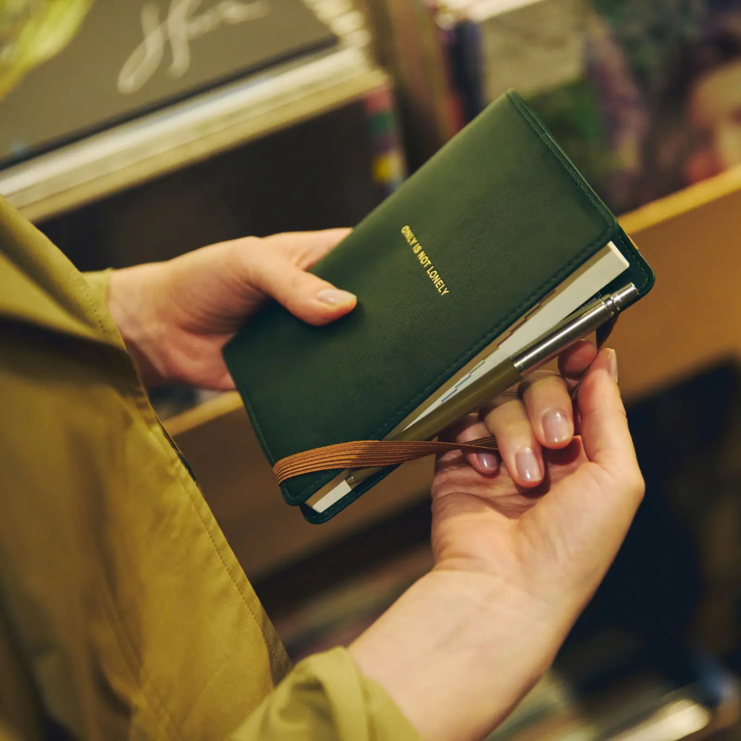 Only is Not Lonely (Ivy Green) [Hobonichi Original (A6) Techo Cover] (Cover Only)