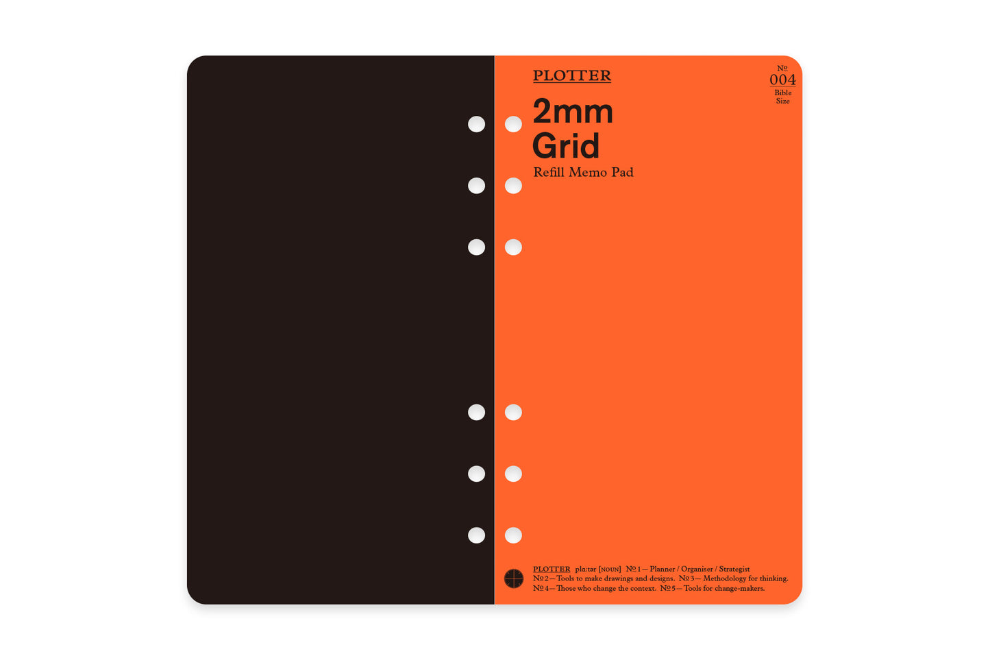 PLOTTER 2mm Grid 80 sheets PLT0004 (Bible Size)