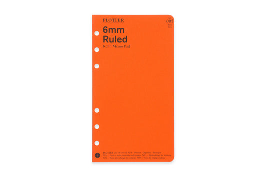 PLOTTER 6mm Ruled 80 sheets PLT0005 (Bible Size)
