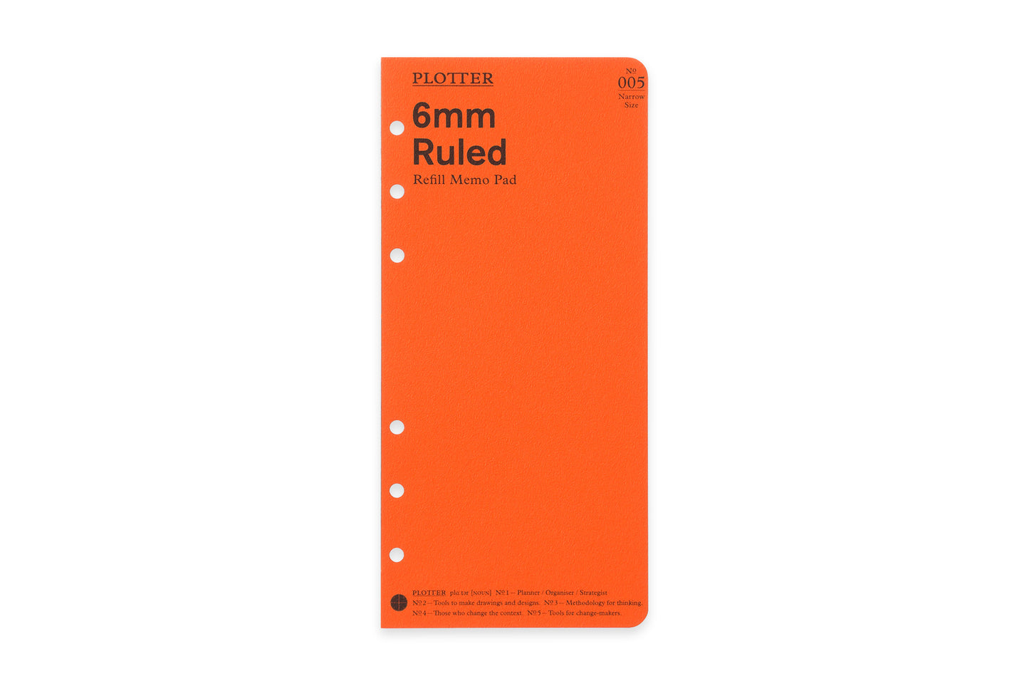 PLOTTER 6mm Ruled 80 sheets PLT0005 (Narrow Size)