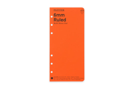PLOTTER 6mm Ruled 80 sheets PLT0005 (Narrow Size)