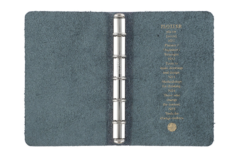 PLOTTER Bridle 5-Ring Leather Binder PLT5015 (Mini 5 Size)