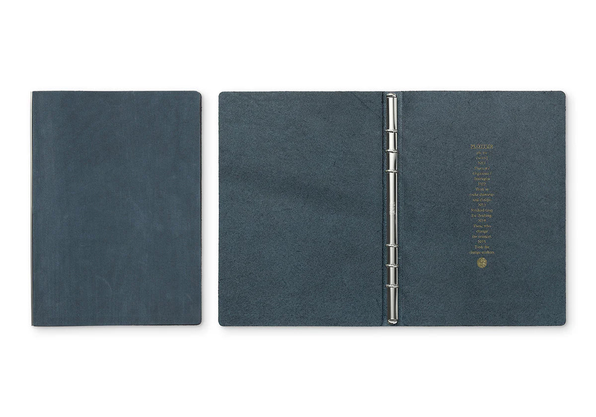 PLOTTER Horse Hair II 6-Ring Leather Binder PLT5016 (A5 Size)