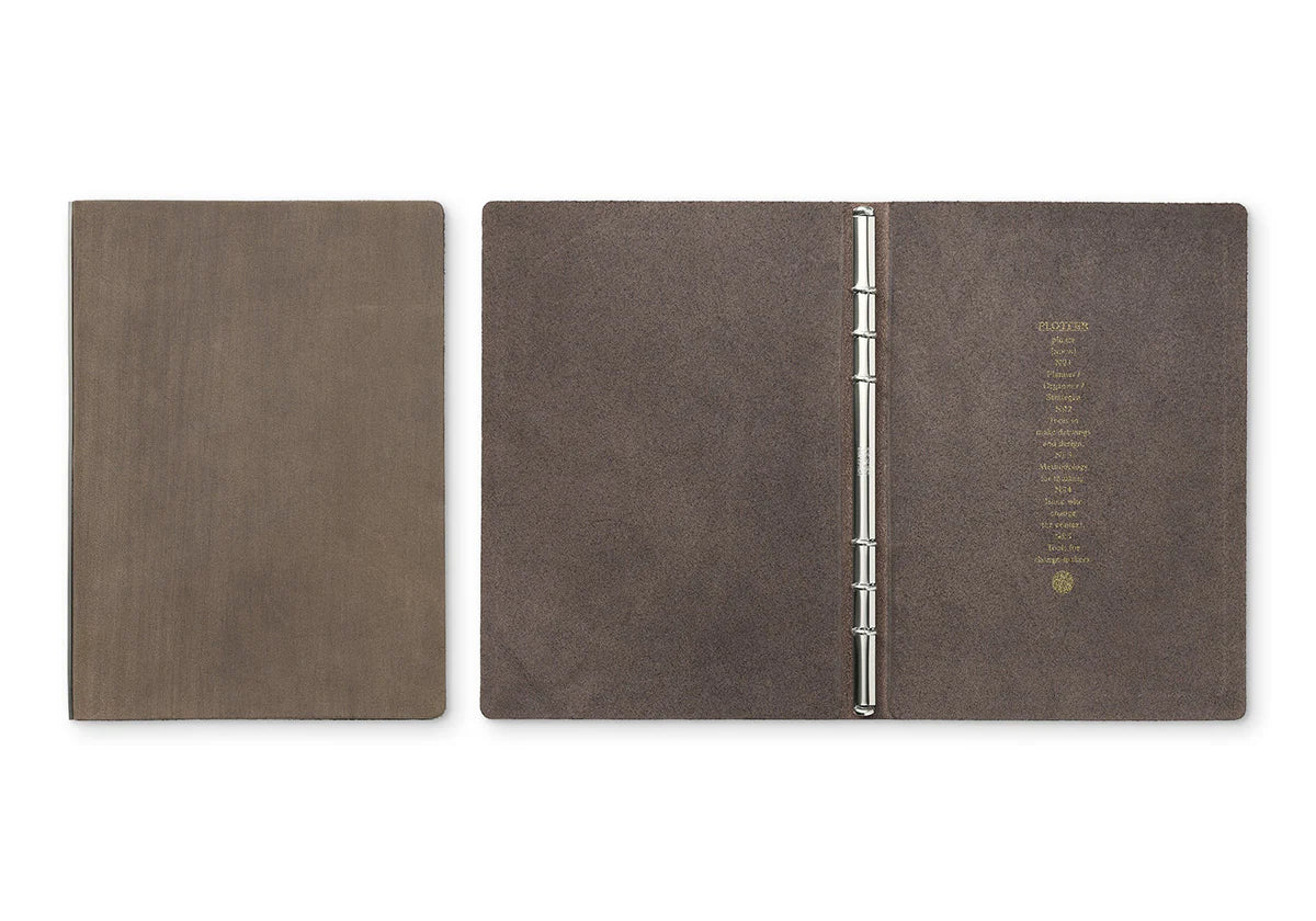 PLOTTER Horse Hair II 6-Ring Leather Binder PLT5016 (A5 Size)