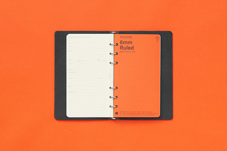 PLOTTER Horse Hair II 6-Ring Leather Binder PLT5016 (Bible Size)