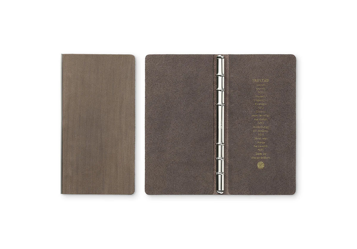 PLOTTER Horse Hair II 6-Ring Leather Binder PLT5016 (Narrow Size)