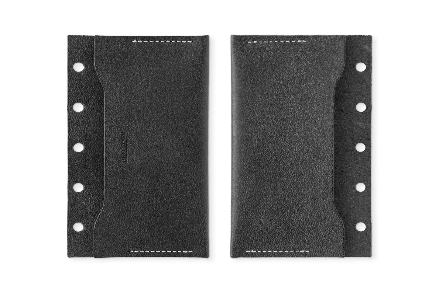 PLOTTER Leather Card Case Double Pockets PLT0022 (Mini 5 Size)