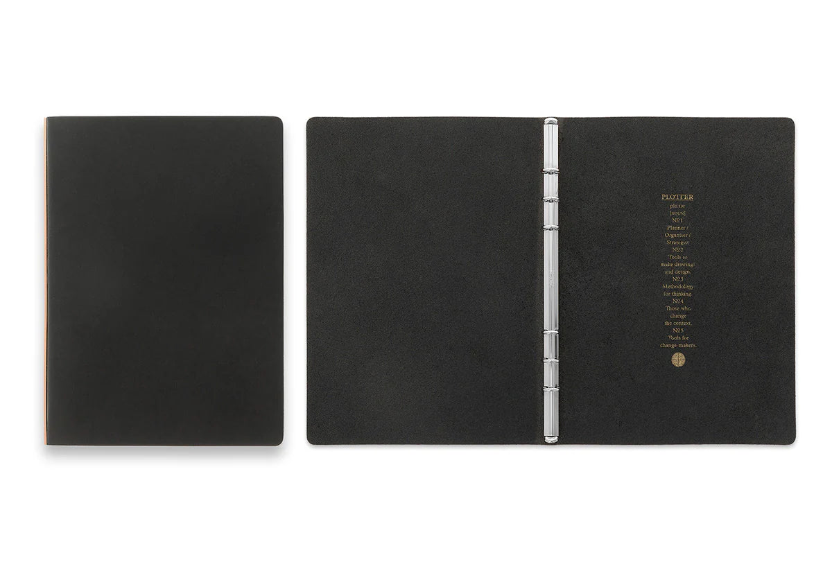 PLOTTER Liscio 6-Ring Leather Binder PLT5012 (A5 Size)