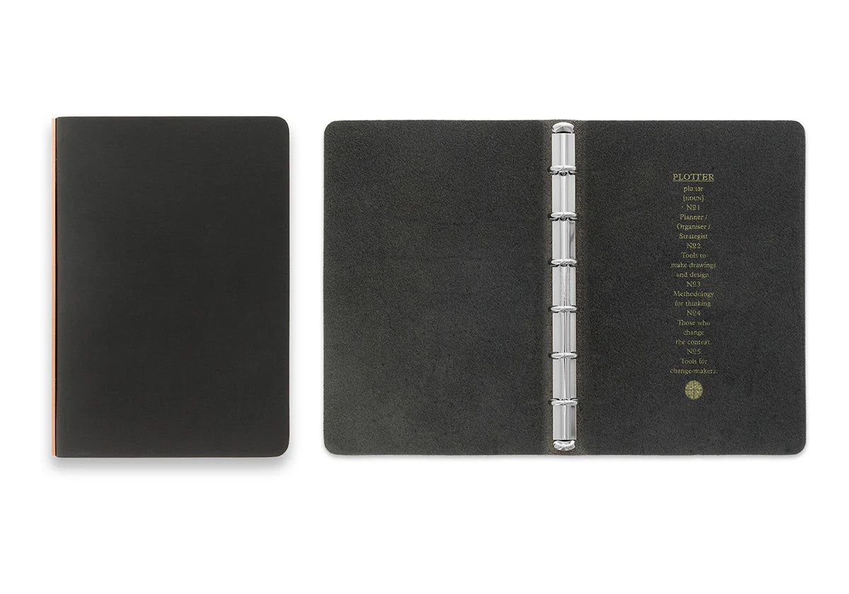 PLOTTER Liscio 6-Ring Leather Binder PLT5012 (Mini Size)