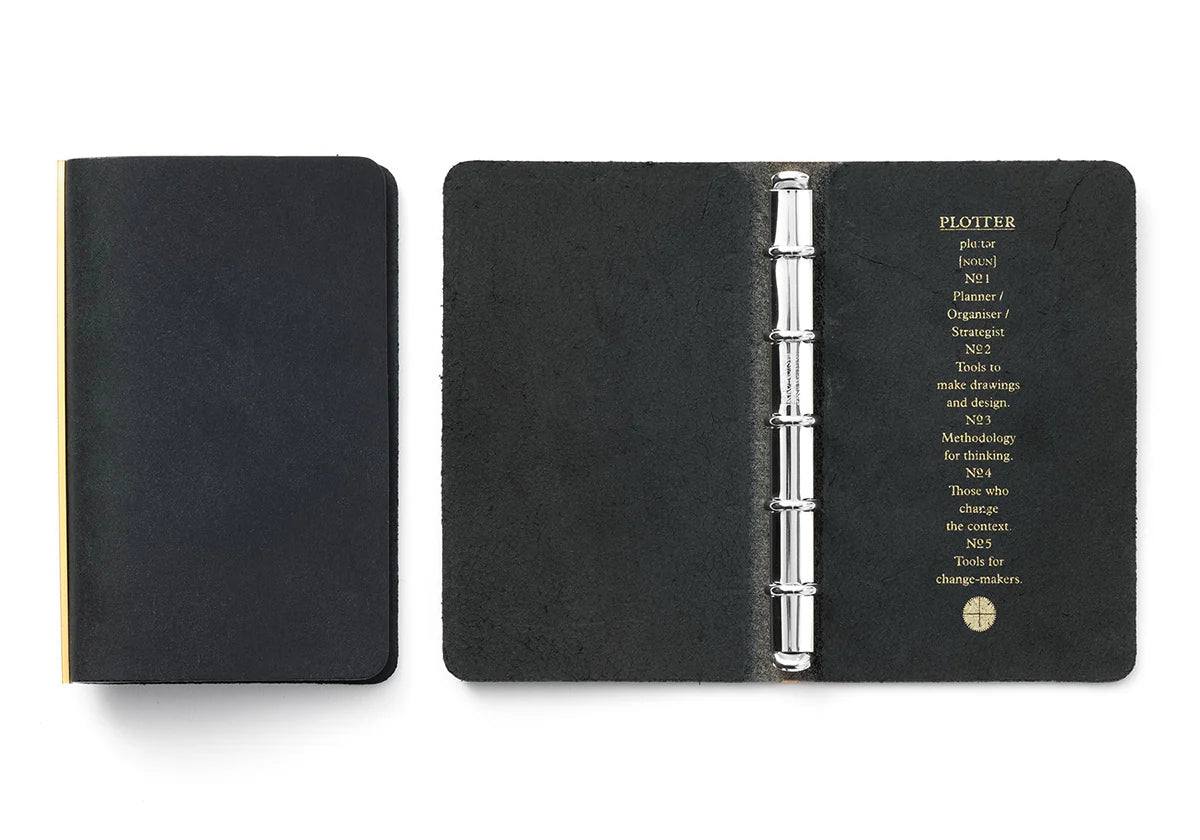 PLOTTER Pueblo 5-Ring Leather Binder PLT5001 (Mini 5 Size)