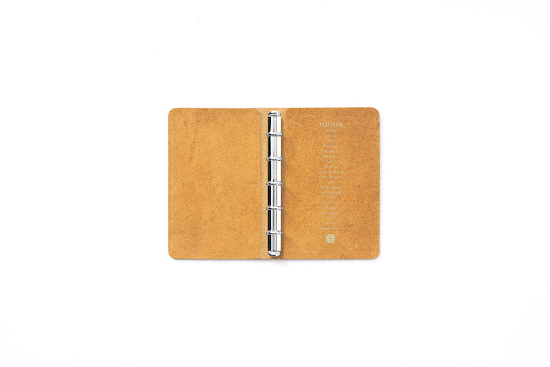 PLOTTER Pueblo 5-Ring Leather Binder PLT5001 (Mini 5 Size)
